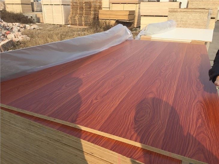Melamine Plywood Poplar Core Hardwood Core Fire Proof Wather Proof18mm