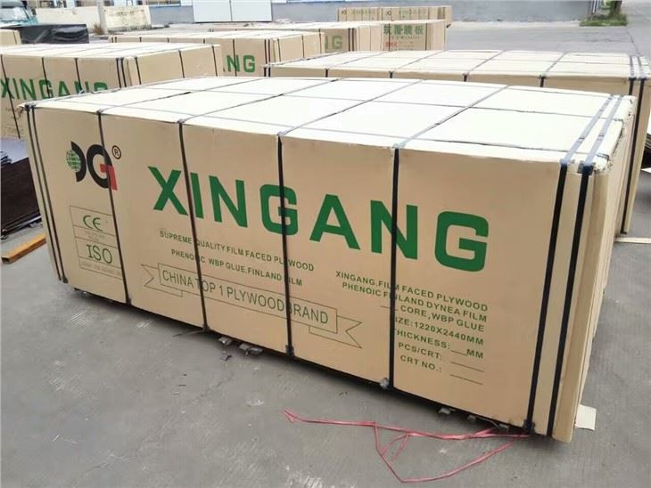 One Time Hot Press 12mm 15mm 18mm Film Faced Shuttering Formwork Plywood For Construction Use